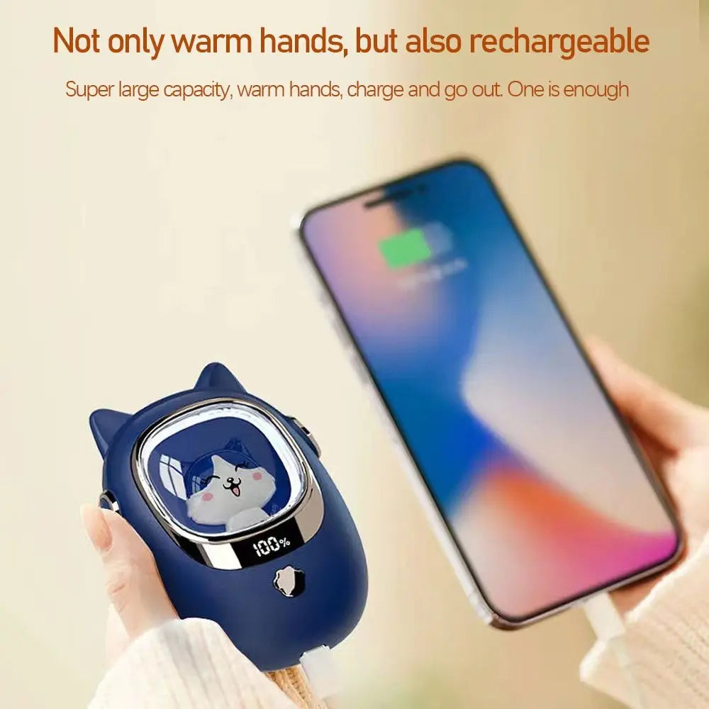 Portable Hand Warmer - Power Bank USB Rechargeable 