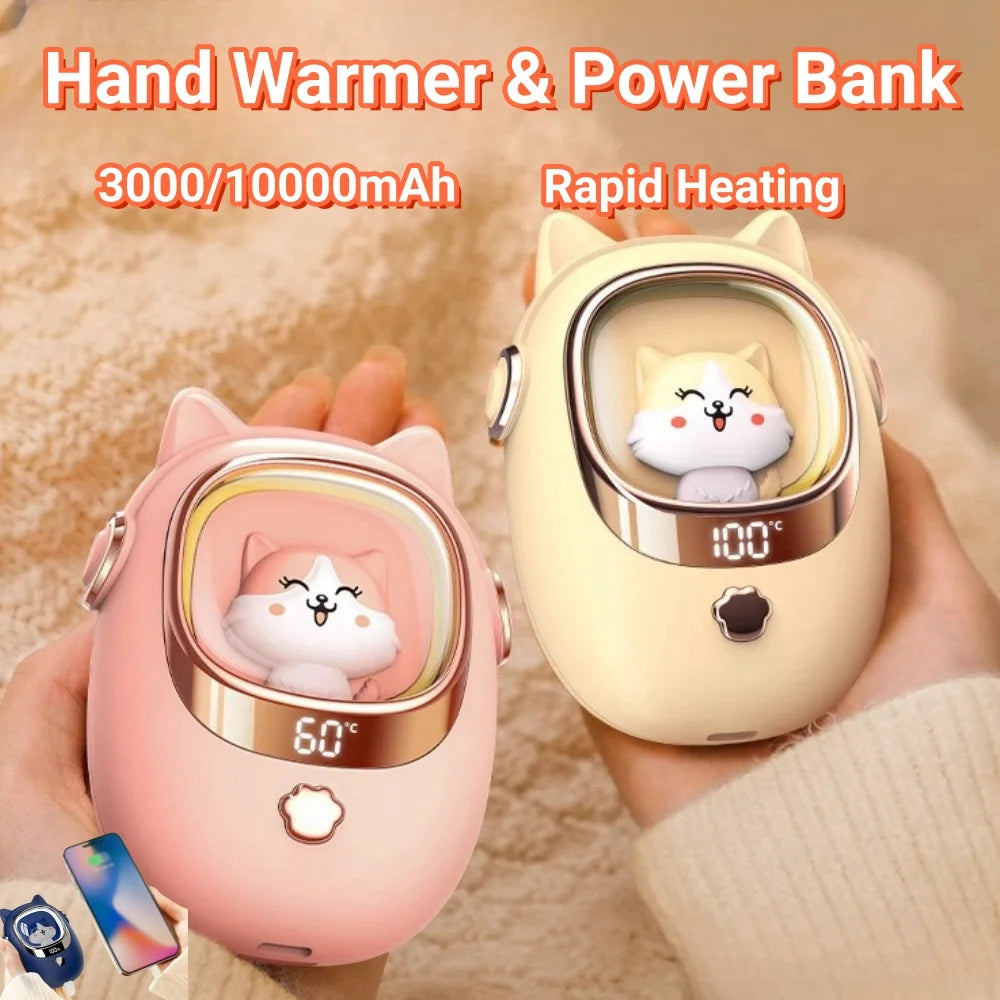 Portable Hand Warmer - Power Bank USB Rechargeable 